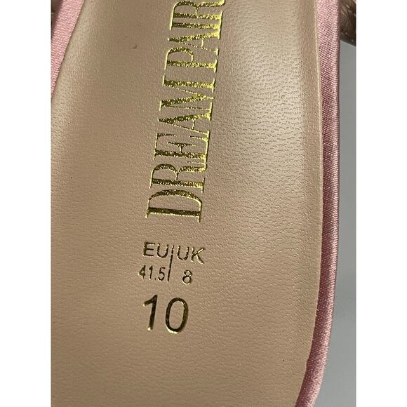 Size 10 Dream Pairs Destiny Stiletto Rhinestone Strap Pumps - Picture 5 of 8